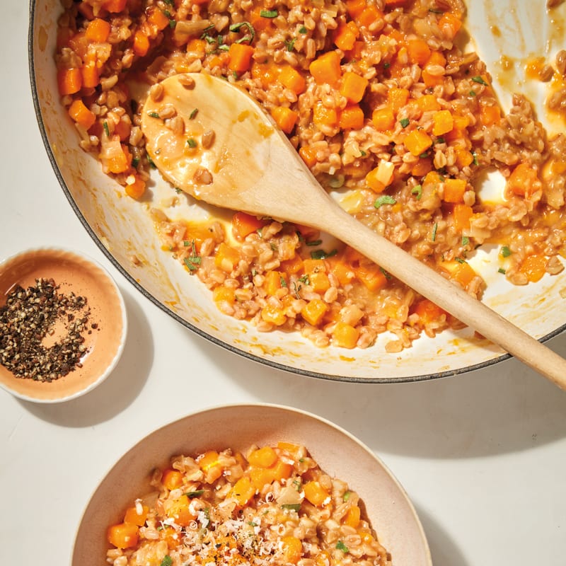 Photo of Farro risotto with butternut squash by WW