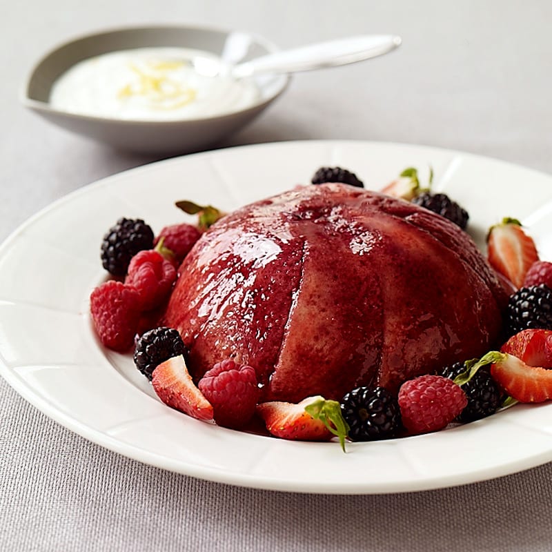 Photo of Mixed berry English summer pudding by WW