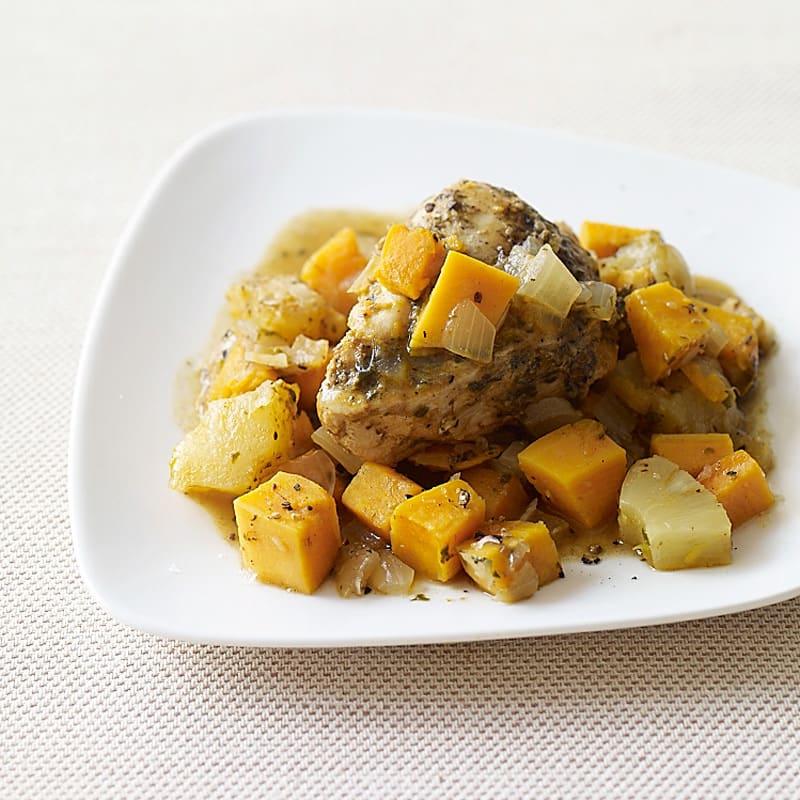 Photo of Slow cooker jerk-chicken with sweet potato and pineapple by WW