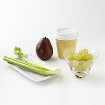 Photo of Pear, Celery, Latte and Grapes by WW