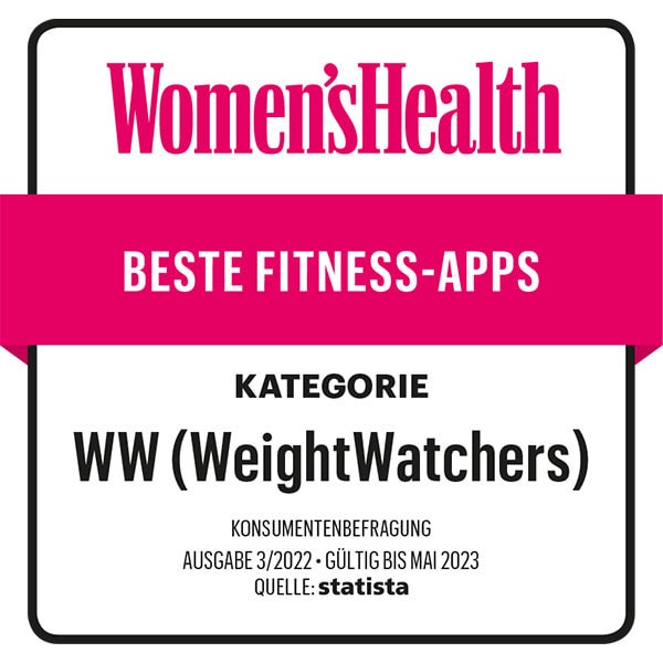 Women's Health Auszeichnung im Bereich beste Fitness-Apps