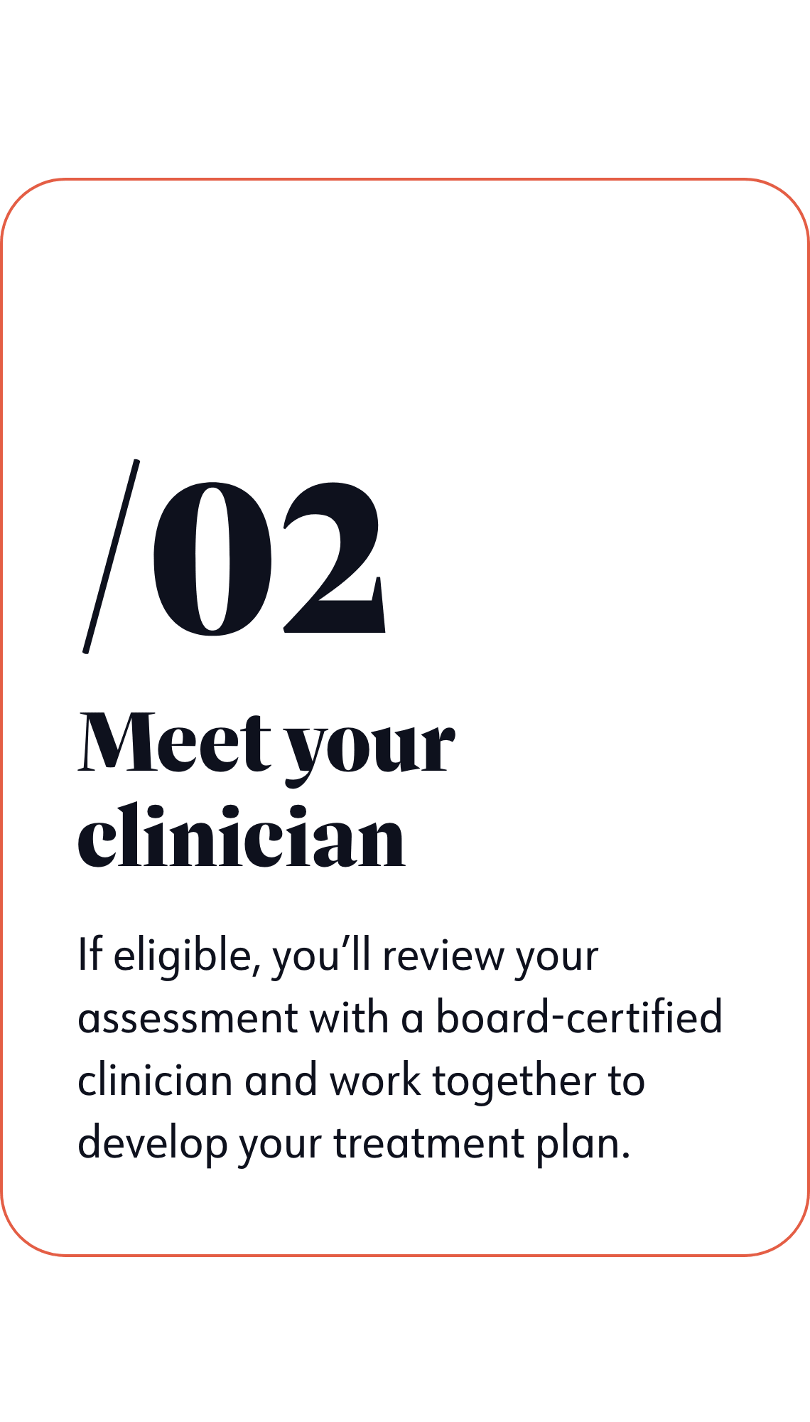 Meet your clinician