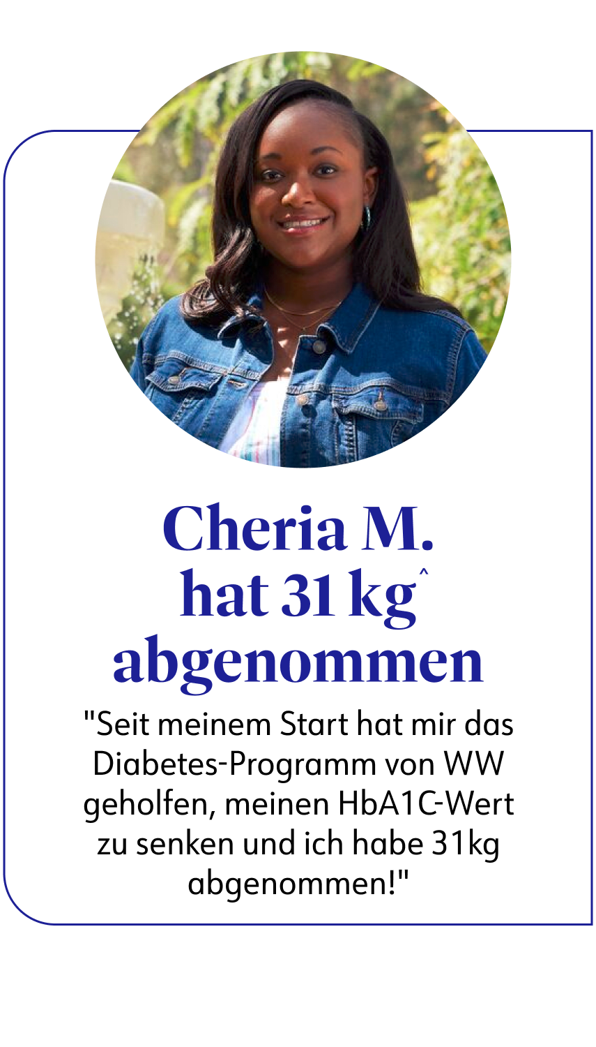 WW-Mitglied Cheria nach 31 kg Gewichtsverlust