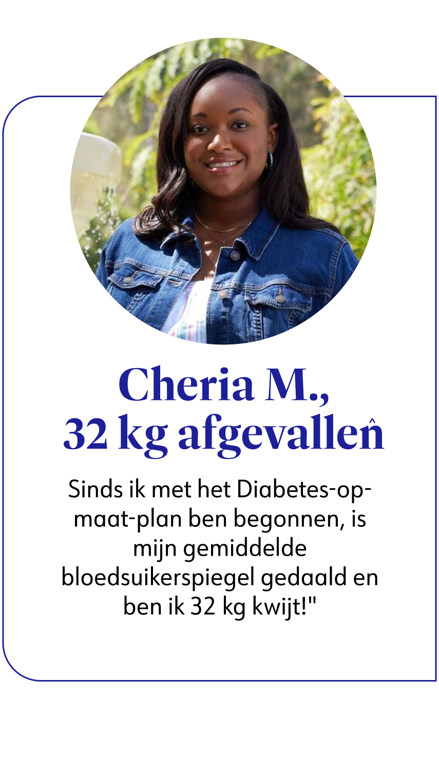 WW member Cheria die 32 kilo is afgevallen