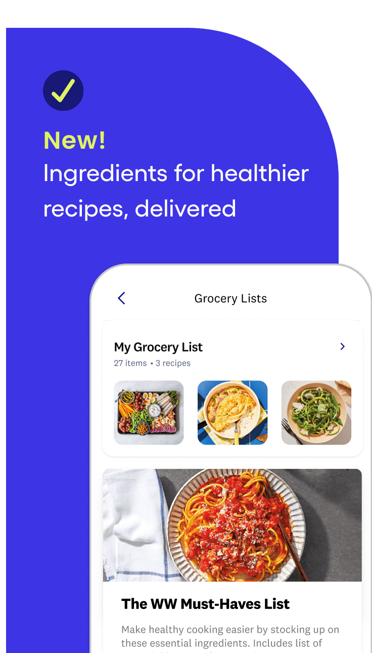NEW! Ingredients for healthier recipes, delivered.