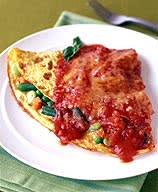 Photo of Marinara-topped veggie omelet by WW