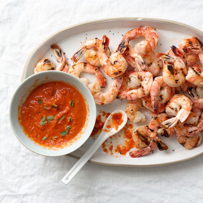 Photo of Spiced Grilled Shrimp with Smoky Spanish Vinaigrette by WW