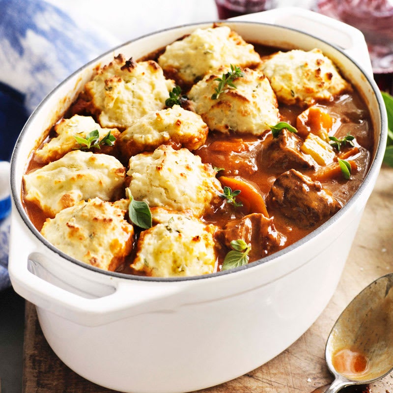 Photo of Lamb and rosemary casserole with parmesan dumplings by WW