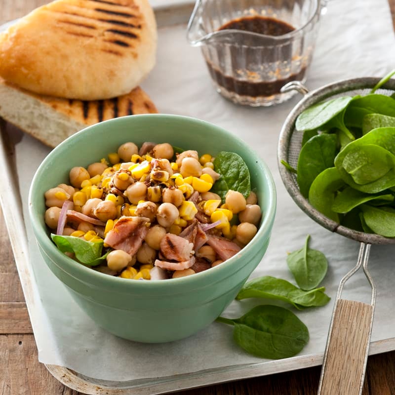Photo of Corn, chickpea and bacon salad by WW