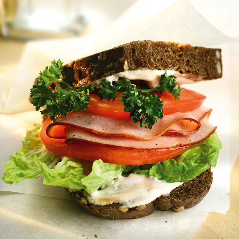 Foto av Grov sandwich "BLT style" från WW ViktVäktarna