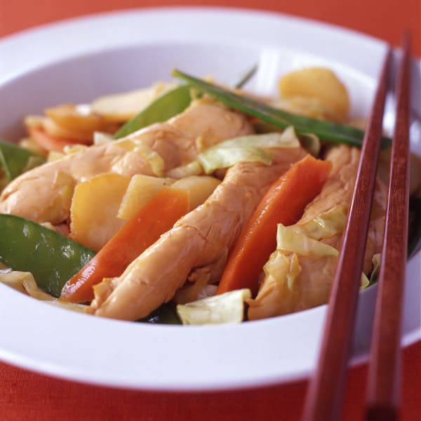 Photo de Sauté chinois au poulet et aux légumes par WW