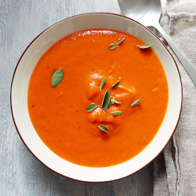 Photo of Spanish-spiced roasted pepper bisque by WW