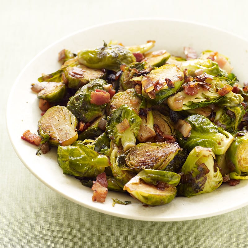 Photo of Brussels sprouts with bacon and shallots by WW
