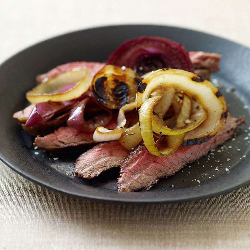 Photo of Flank Steak with Triple-Grilled Onions by WW