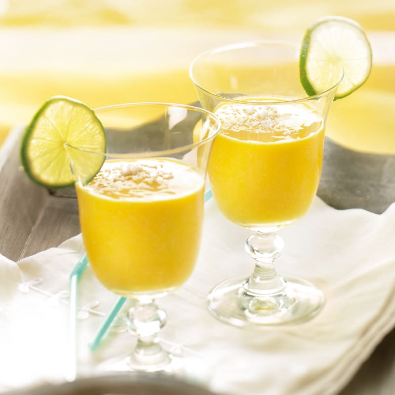 Photo de/du Cocktail mangue-coco-citron vert par WW