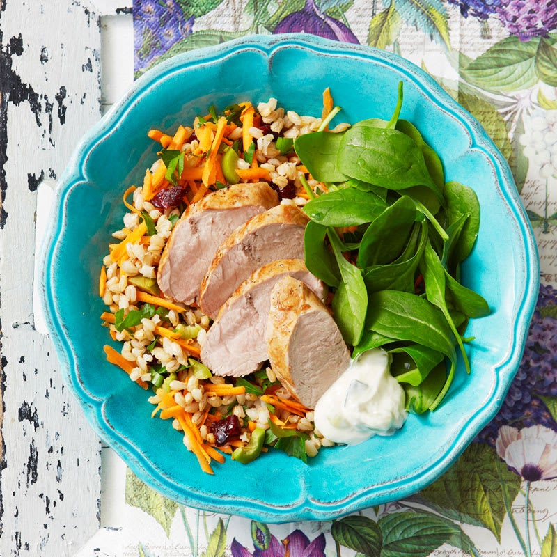 Photo of Pork fillet with pearl barley salad by WW