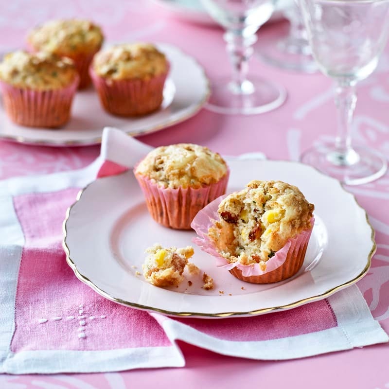 Photo of Cheddar, sweetcorn and bacon mini muffins by WW