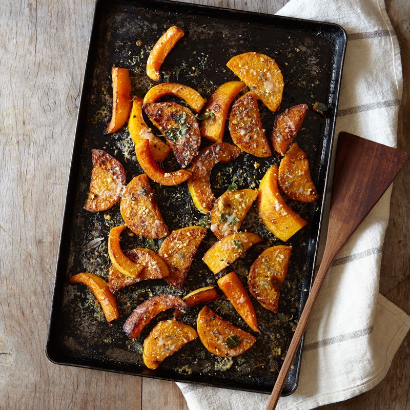 Photo of Roasted Butternut Squash with Parmesan, Lemon and Sage by WW