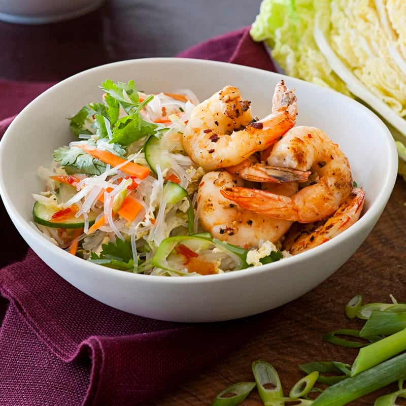 Photo of Salt and pepper prawns with noodles by WW