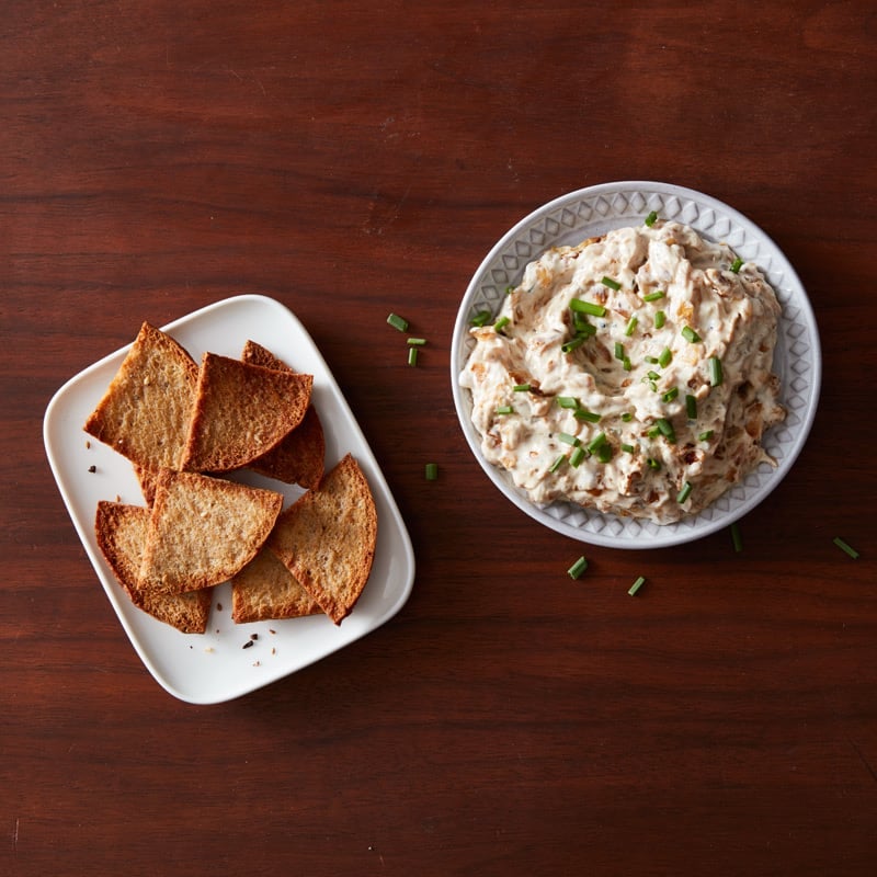 Photo of Caramelized Onion Dip with Pita Chips by WW