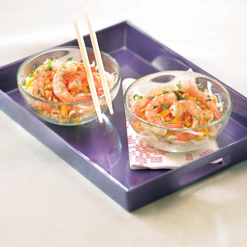 Photo de/du Salade de crevettes façon thaïe par WW
