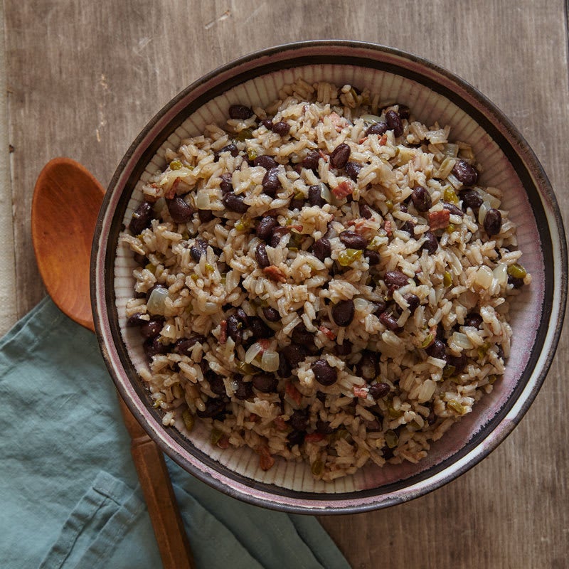 Photo of Cuban rice and black beans by WW