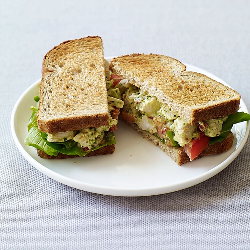 Photo of Pesto Chicken Salad Sandwiches by WW