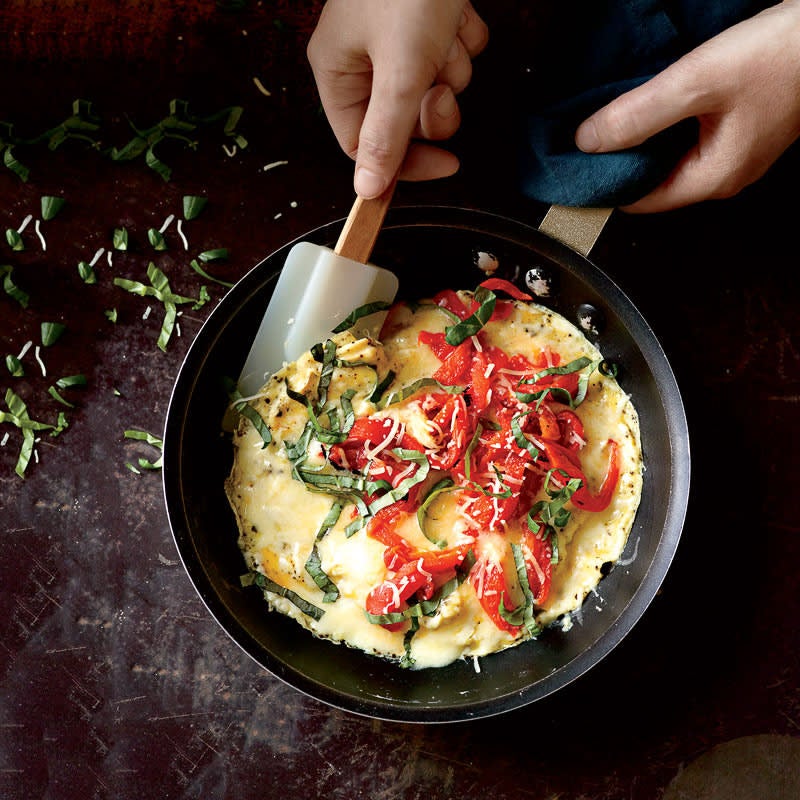 Photo of Mozzarella and  roasted red pepper omelette by WW