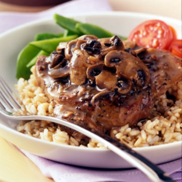 Photo of Pepper-Crusted Veal with Sauteed Mushrooms by WW