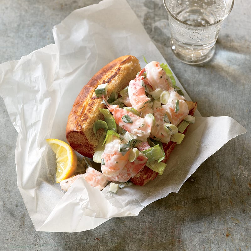 Photo of Open-Face Seaside Shrimp Roll with Tarragon by WW