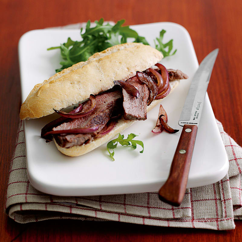 Photo of Balsamic onion & steak sandwiches by WW