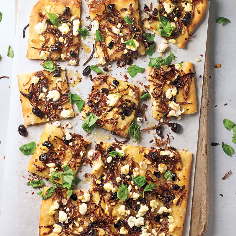 Photo of Onion & olive pizza squares by WW