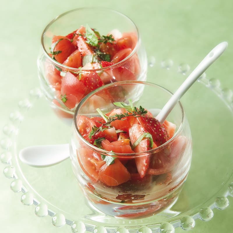 Photo de/du Salade de tomates aux fraises par WW