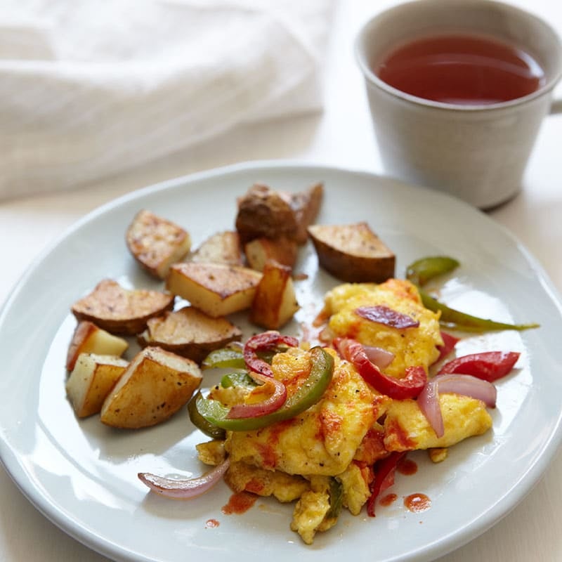 Photo of Scrambled Eggs with Roasted Potatoes by WW
