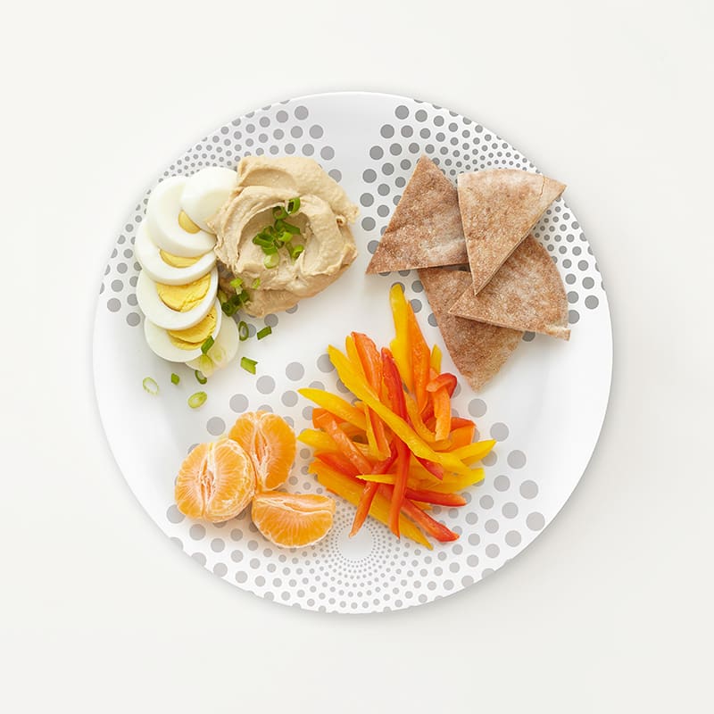 Photo of Portion Plate Middle Eastern Snack Plate by WW