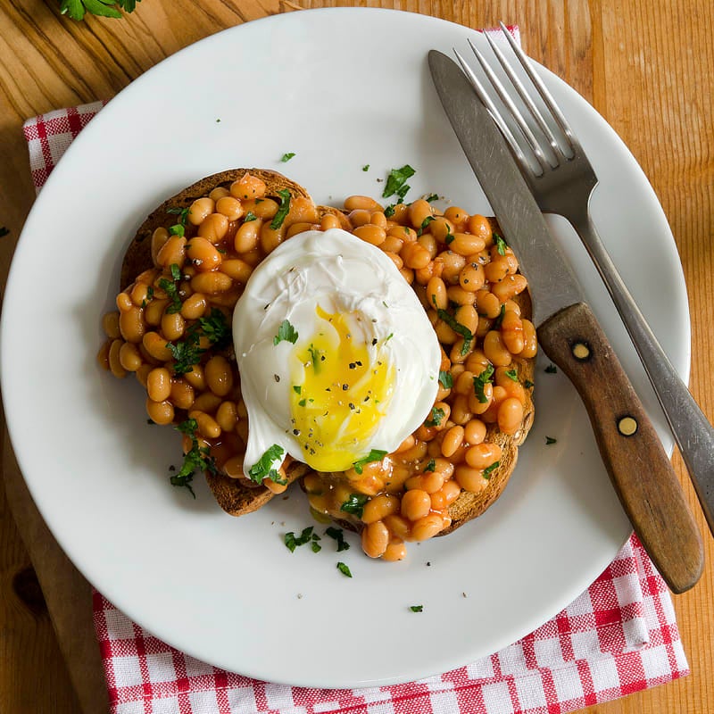 Photo of Baked beans, poached egg and toast by WW