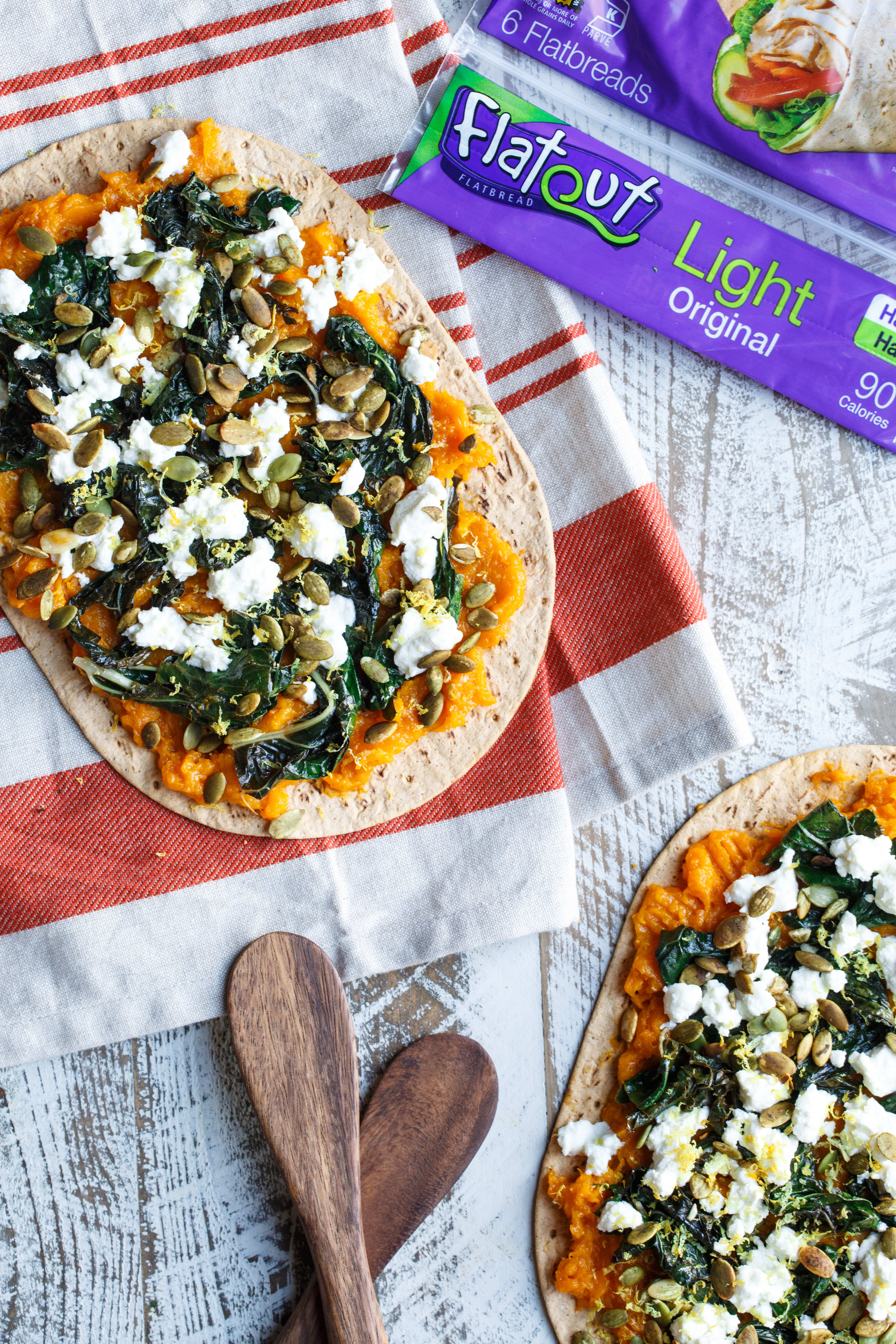 Photo of Butternut Squash and Kale Flatbread by WW