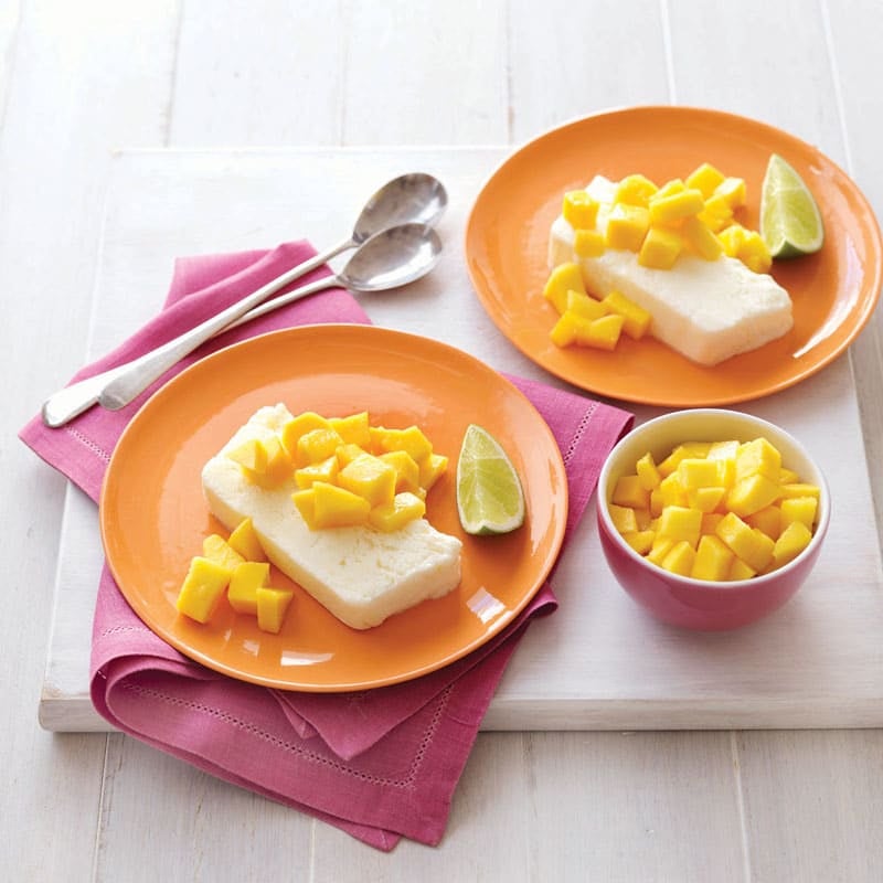 Photo of Coconut ice-cream with lime mango by WW