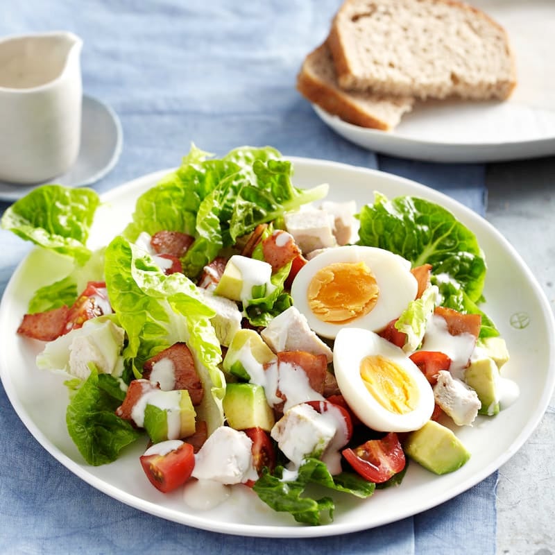 Photo of Cobb salad with ranch dressing by WW
