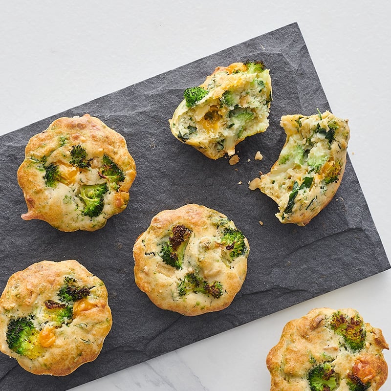 Photo of Cheddar Muffins with Spinach and Broccoli by WW