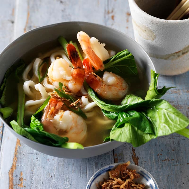 Photo of Prawn and noodle miso soup by WW