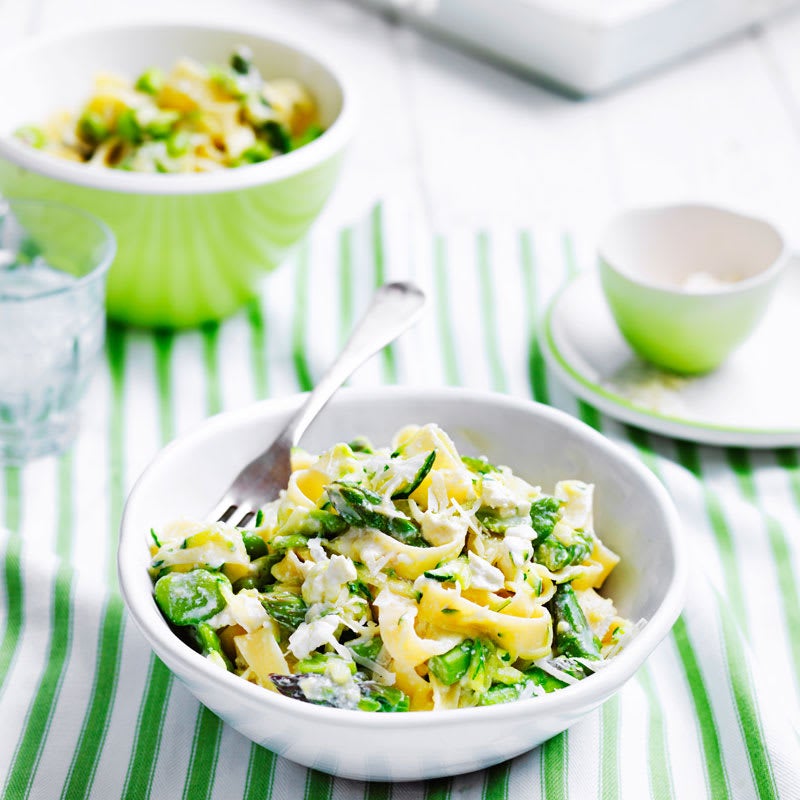 Photo of Spring vegetable and three-cheese pasta by WW