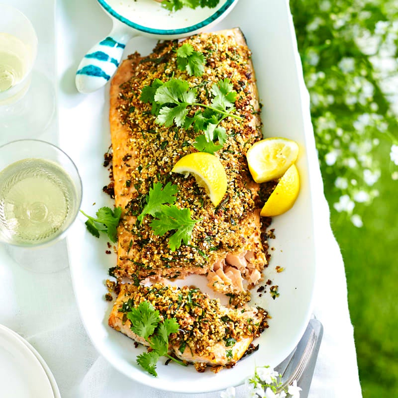 Photo of Baked salmon with dukkah crumble by WW