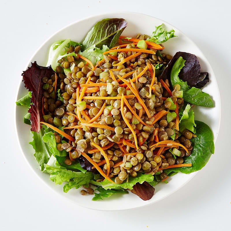 Photo of Warm Lentil-Vegetable Salad over Mixed Greens by WW