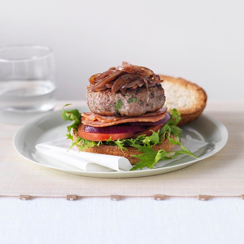 Photo of Classic beef burger with tomato relish by WW