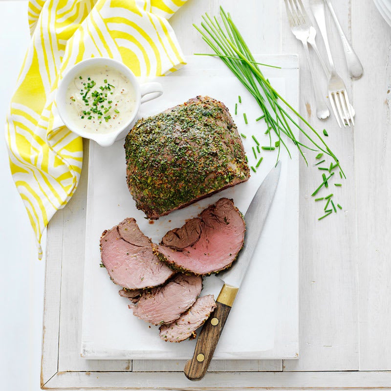 Photo of Herb roast beef with mustard cream sauce by WW