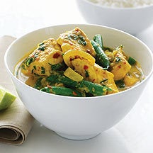 Foto van Indiase curry met kip en kokos door WW