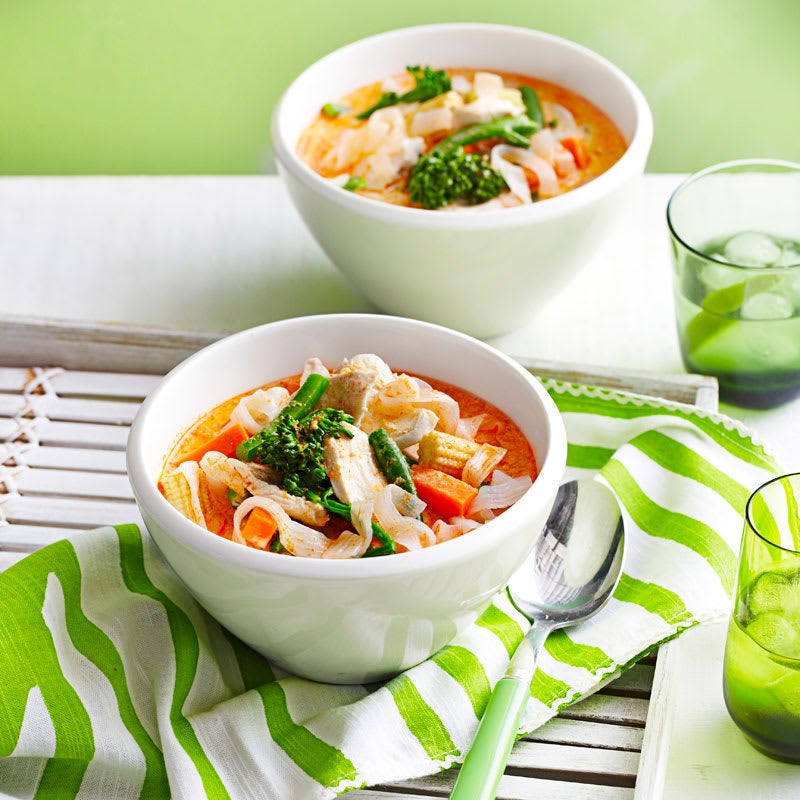 Photo of Chicken and coconut milk noodle soup by WW