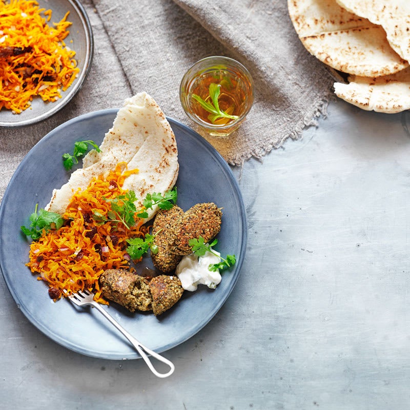 Photo of Warm carrot salad with falafel by WW