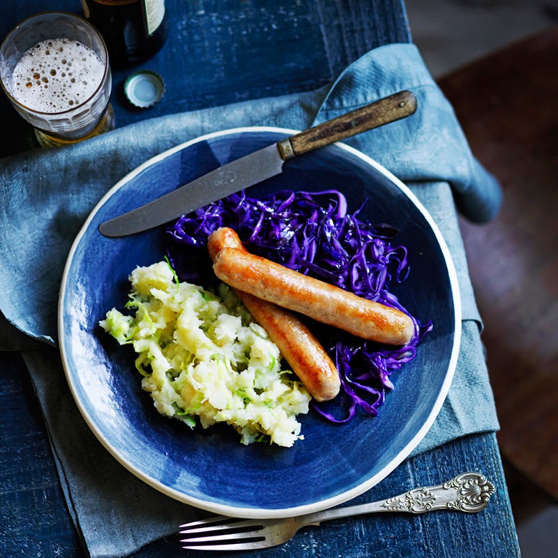 Photo of Pork sausages with winter mash by WW